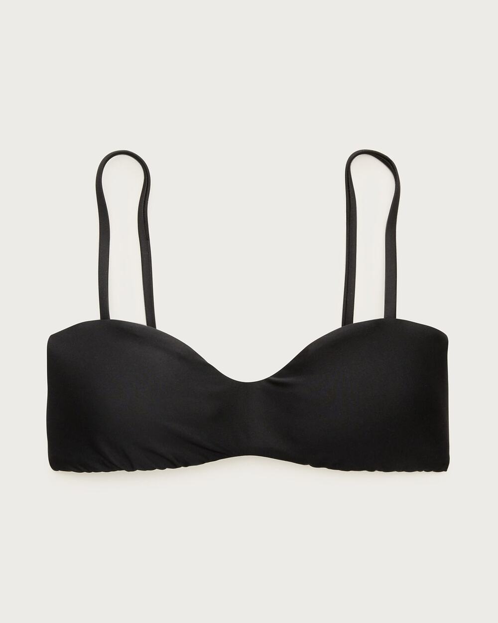 J.Crew Black Magic Swim Wave Minimalist Resort Bikini Top Classic Sculpt XS